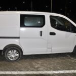 Nissan NV200 wpadł w Korczowej. Kierowca zatrzymany