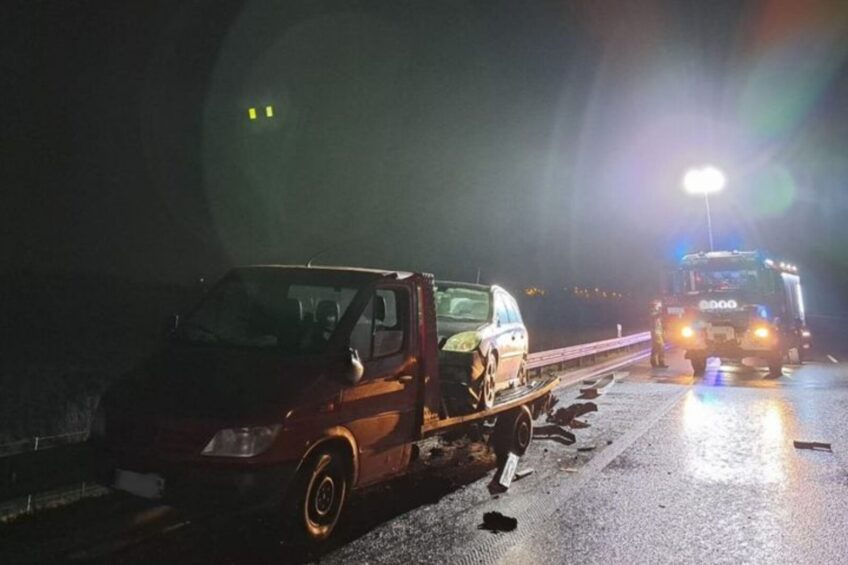 Kierowca autolawety śmiertelnie potrącony na S7