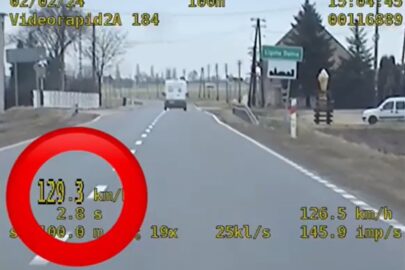 Wysoki mandat i zatrzymane prawo jazdy kierowcy Transita