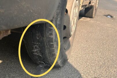 Opona w stanie agonalnym – oto bus pogotowia drogowego