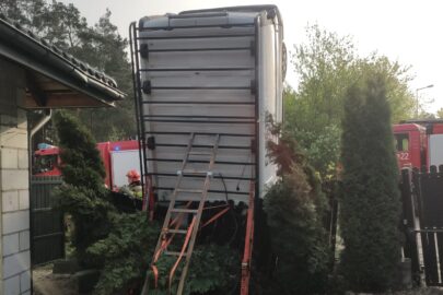 Instalacja Trafica w ogrodzeniu. Od kierowcy pobrano krew