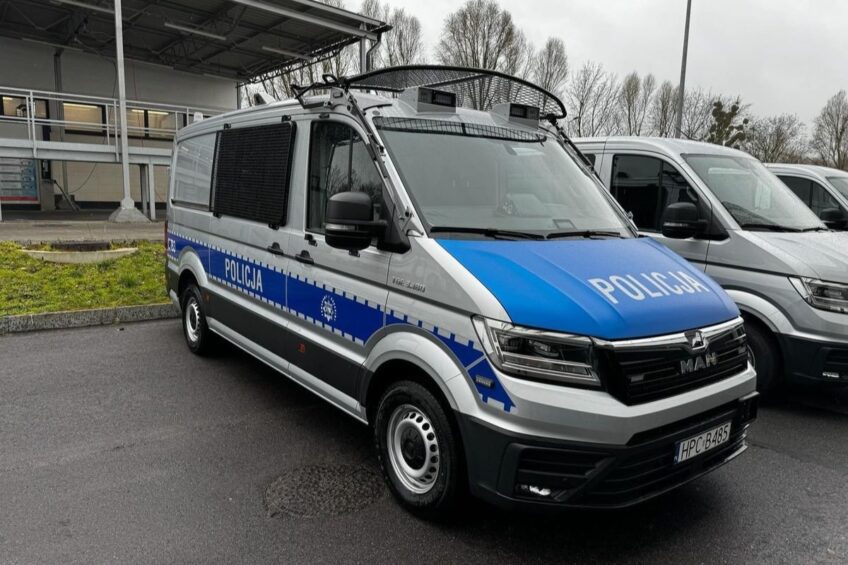MAN TGE i VW Crafter dla polskiej policji – kolejne sztuki w służbie