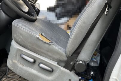 Na takim fotelu rozwoził paczki Transitem. A usterek było więcej