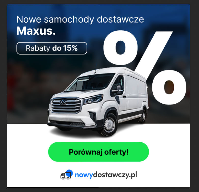 Samochody dostawcze Maxus Nowydostawczy.pl