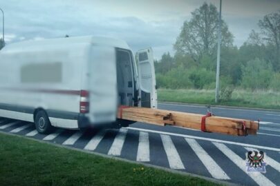 Z tym ładunkiem na Sprinterze chciał przejechać ponad 200 km