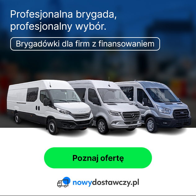 Samochód dostawczy typu brygadówka