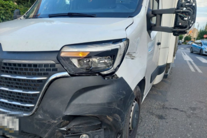 Kierowca Mastera wjechał w furgonetkę. Był pijany