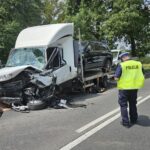 Osobowym VW wjechał w Iveco Daily - zmarł pomimo reanimacji