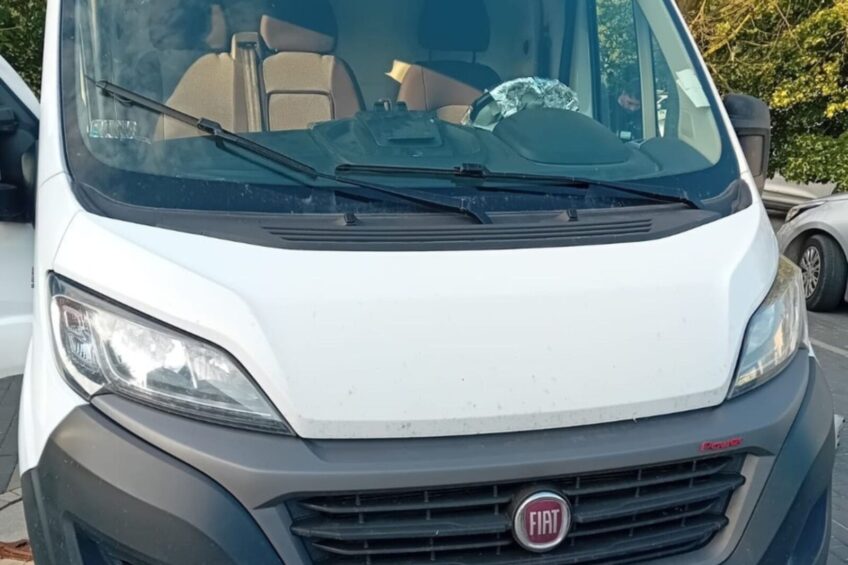 Rodzinny gang i dwa odzyskane Fiaty Ducato