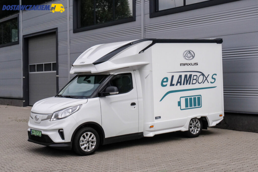 Maxus e-Deliver 3 z zabudową e-LAMbox S