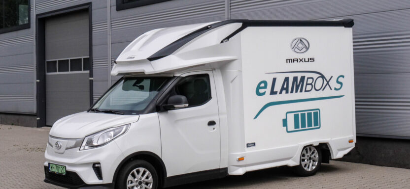Maxus e-Deliver 3 z zabudową e-LAMbox S