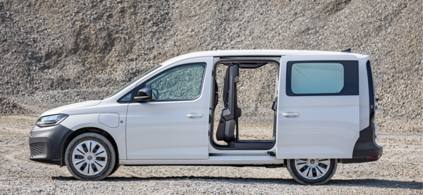 Volkswagen Caddy Flexible - furgonetka ze składaną tylną kanapą