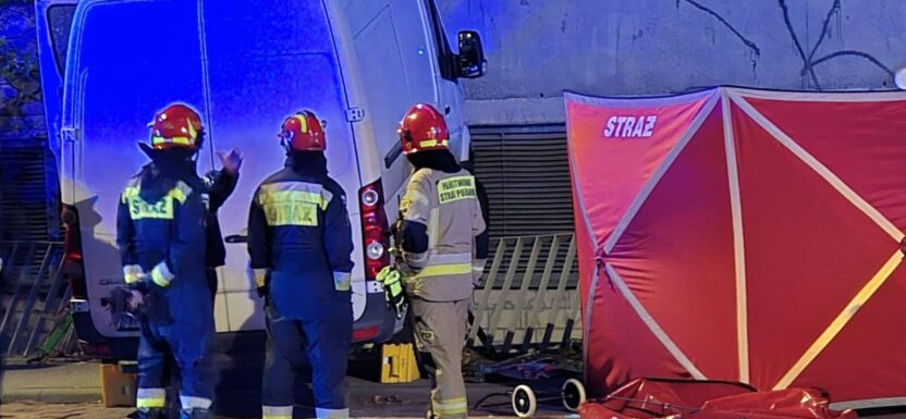 Kierowca Craftera pomylił gaz z hamulcem. Doszło do potrącenia