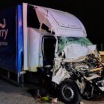 Groźne najechanie na A2 pod Świeckiem. Kierowca busa w szpitalu