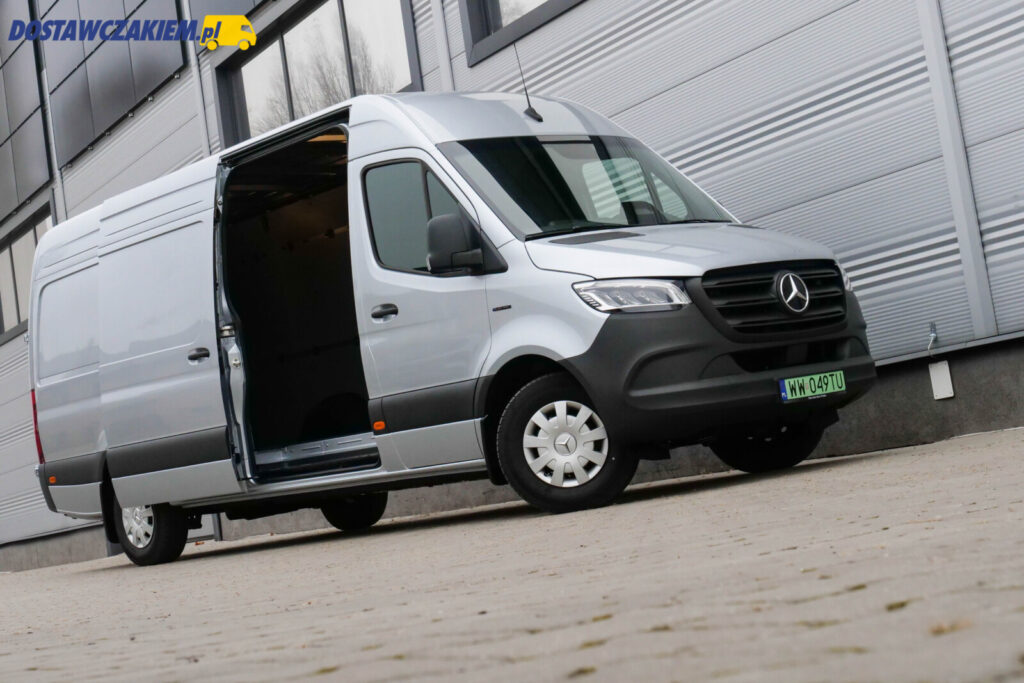 Mercedes eSprinter 2024 test zasięg ładowność