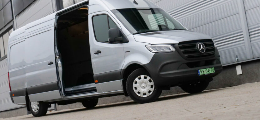Mercedes eSprinter 2024 test zasięg ładowność