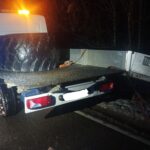 Tragedia przy wymijaniu MAN-a TGE. Burta wbiła się w osobówkę