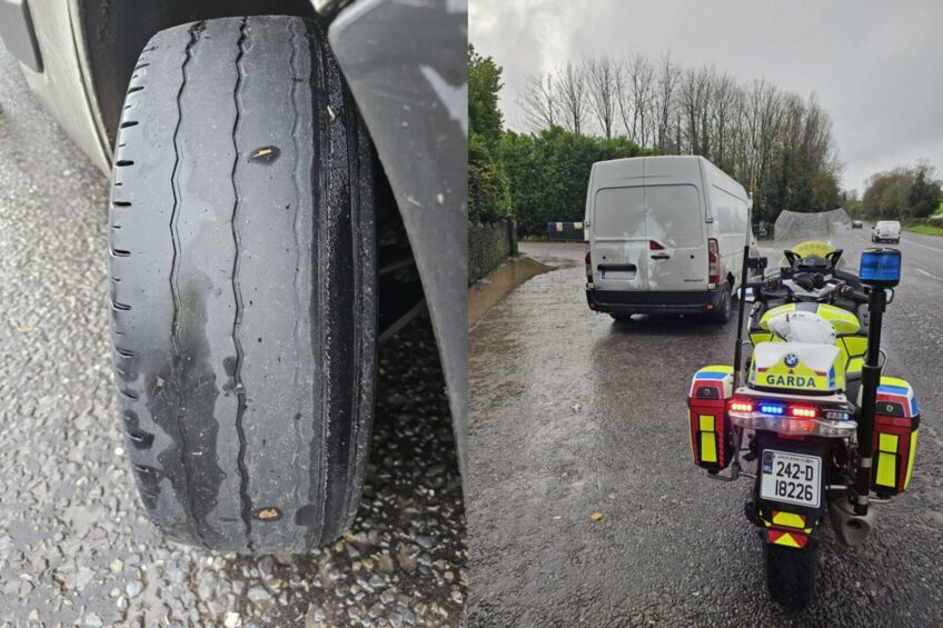 W Irlandii też potrafią. Masterka na drutach a lusterko na taśmie