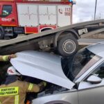 Jak do tego doszło Nie wiem. Koło Mastera na szybie Superb