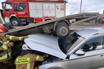 Jak do tego doszło.. Nie wiem. Koło autolawety na przedniej szybie Superb