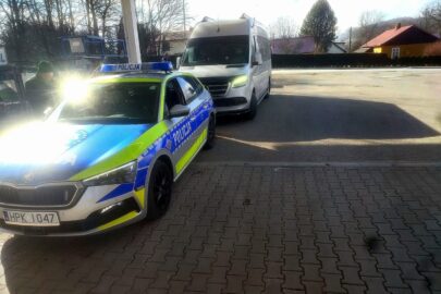 Kontrola mołdawskiego Sprintera – mandat dla kierowcy i pasażerów