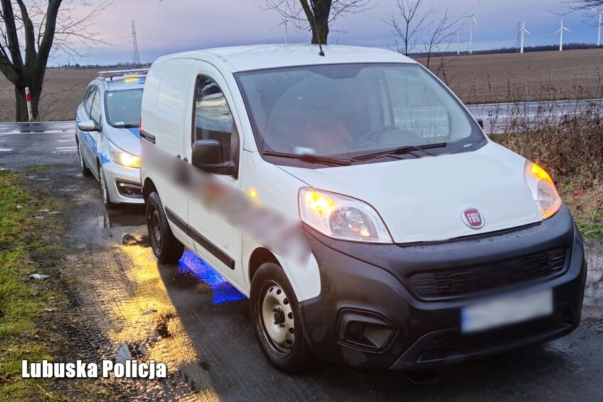 Ukradł dostawcy Fiata Fiorino. Furgonetka miała GPS