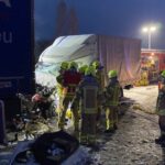 Wypadek z udziałem busa z Polski na niemieckiej A7