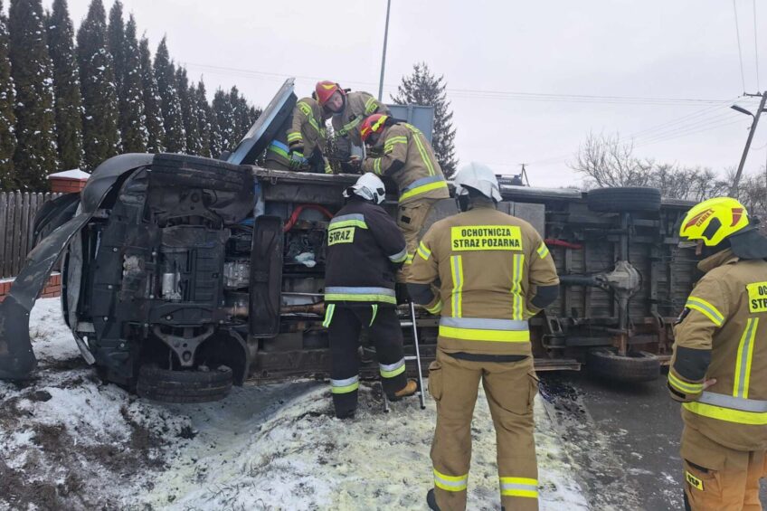 Zgłoszenie z systemu eCall – kierowca Sprintera nie odpowiadał