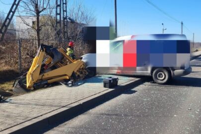 Kierowca VW Caddy zasnął za kierownicą. Pytanie o tachograf