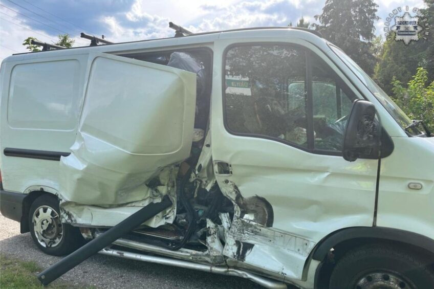 Motocykl niemal przebił się do ładowni Mastera – tragedia na DK46