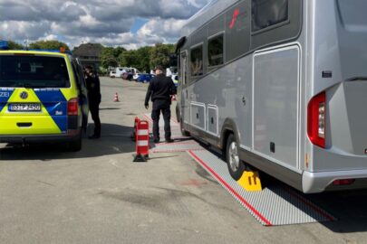 Niemiecka policja ważyła kampery – co piąty był przeciążony