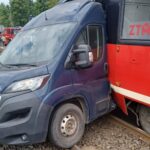 Oszukał przeznaczenie. W Bytomiu bus wjechał pod tramwaj