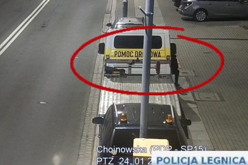 Próbował ukraść autolawetę – zareagował operator monitoringu