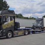 Ekstremalnie przeciążony Dajlak odjechał na lawecie