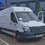 Przeładowany polskim piwem Sprinter zatrzymany na brytyjskiej M6