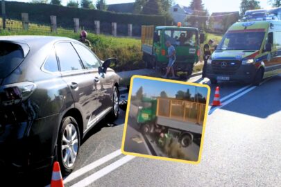 Jechał „na winogrono” na Atleonie po DK 75. Doszło do zderzenia