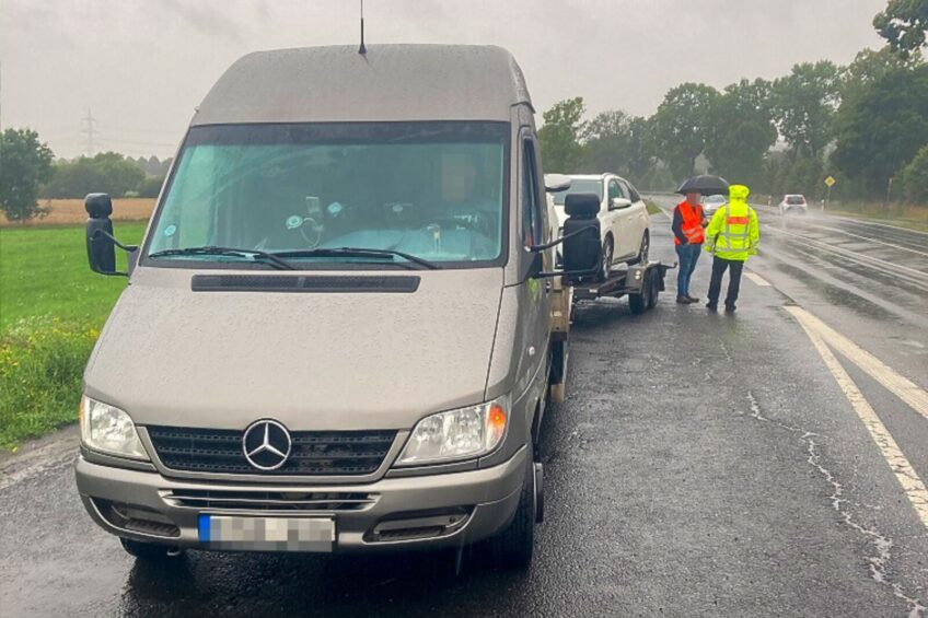 Pozorowany „privat” u Niemców – kierowcy grozi wysoka kara