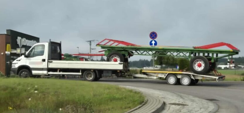 Transport nieco kombinowany. Legal do pierwszej kontroli?