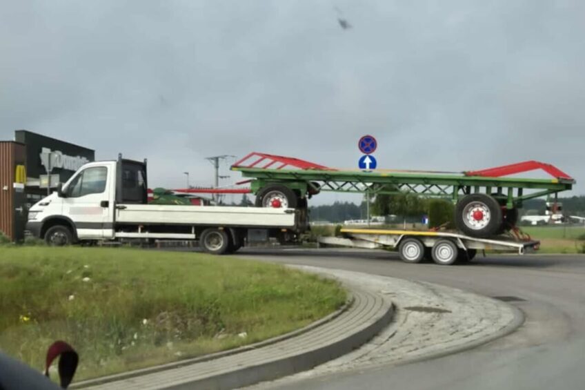 Transport nieco kombinowany. Legal do pierwszej kontroli?