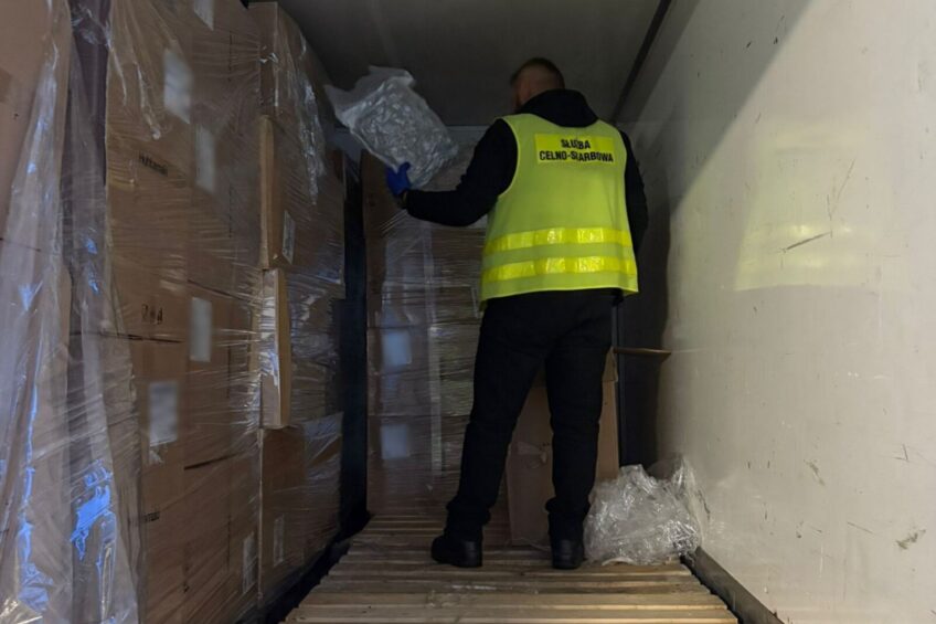 Ładownia busa wypełniona narkotykami. Kierowca aresztowany