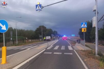 Tragiczny wypadek na DK 48. Ducato potrąciło na pasach pieszego