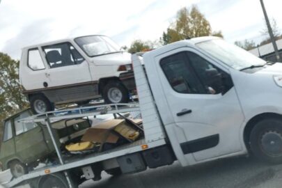 Autolaweta na pojedynczym kole z „piętrem”