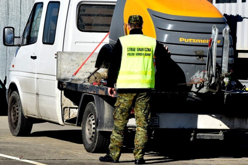 Sprinter z trefnym miksokretem zatrzymany w Hrebennem