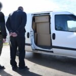 Furgonetka po dach załadowana fajkami. Kierowca się przyznał