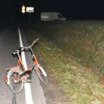 Pijany rowerzysta na Wigry 3 potrącony przez dostawczaka