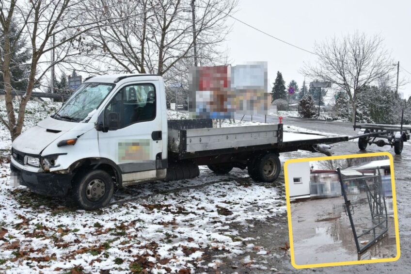 Wracając z imprezy ukradł „Ivana” z przyczepą kłonicową