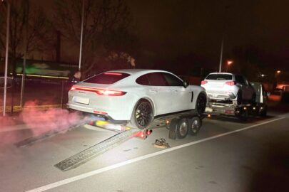 Porsche Panamera zarekwirowane a kierowca zestawu z zarzutami
