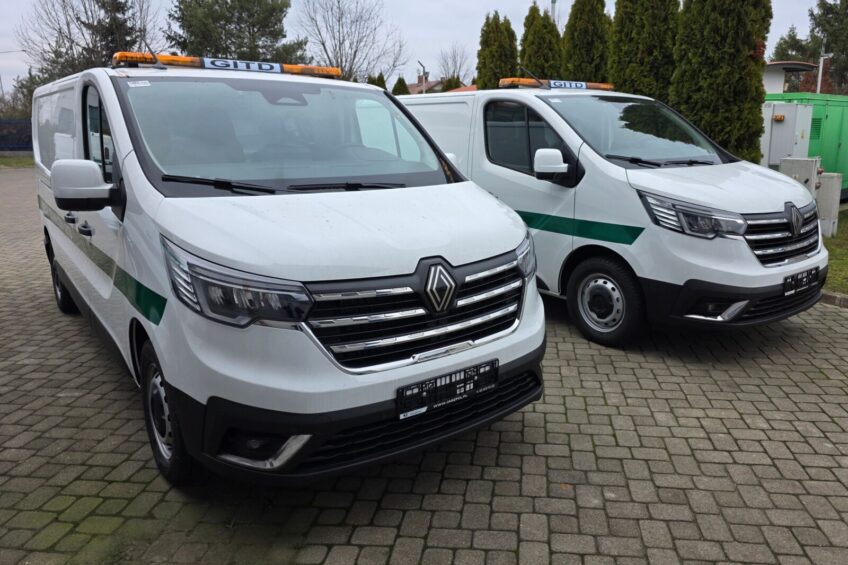 6 nowych Renault Trafic z zabudową warsztatową dla GITD
