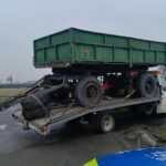 Może ten Transit i był przeciążony, ale za to miał łyse opony