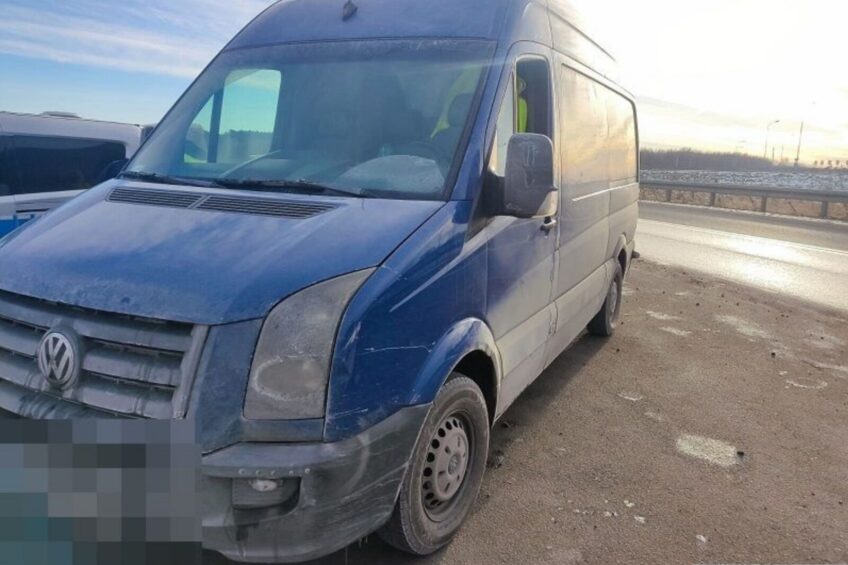 Nafukany kierowca Craftera. Pasażer też został zatrzymany